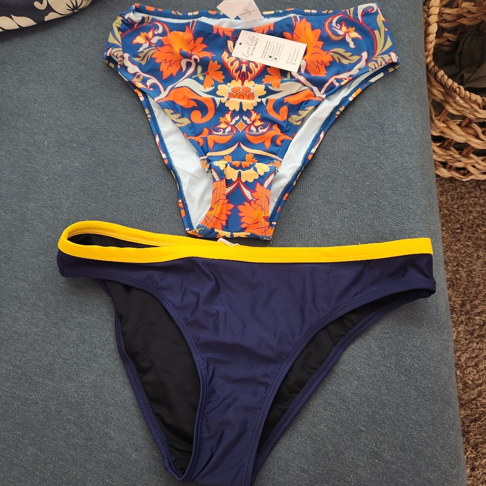 2 Cupshe Bikini Bottoms-Medium